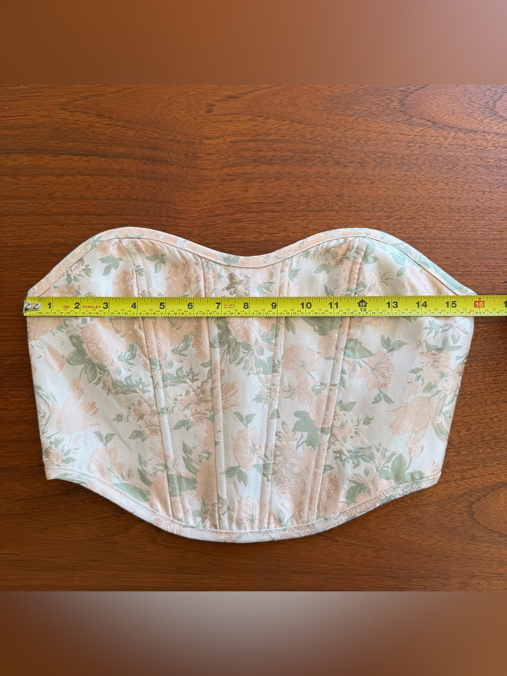 Altar’d State Floral Corset Bustier Top Cropped Coquette Small - Picture 6 of 10